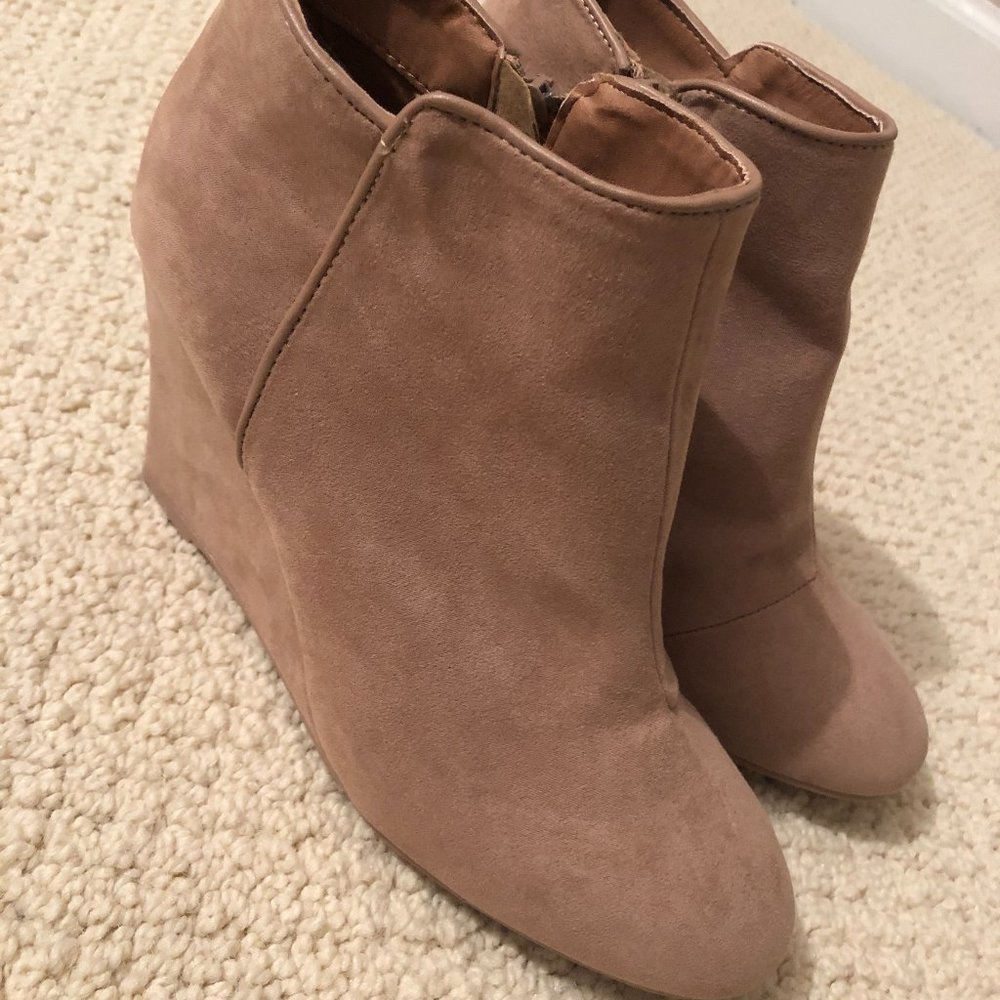 Wedge Booties size 7